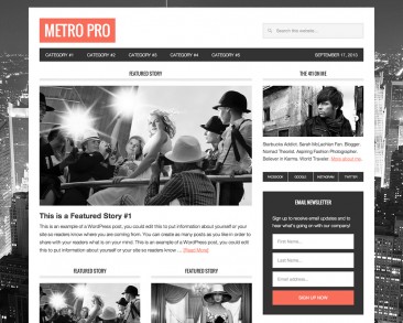 Metro Pro theme screenshot