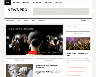 News Pro theme screenshot