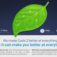 Coda 2 Homepage