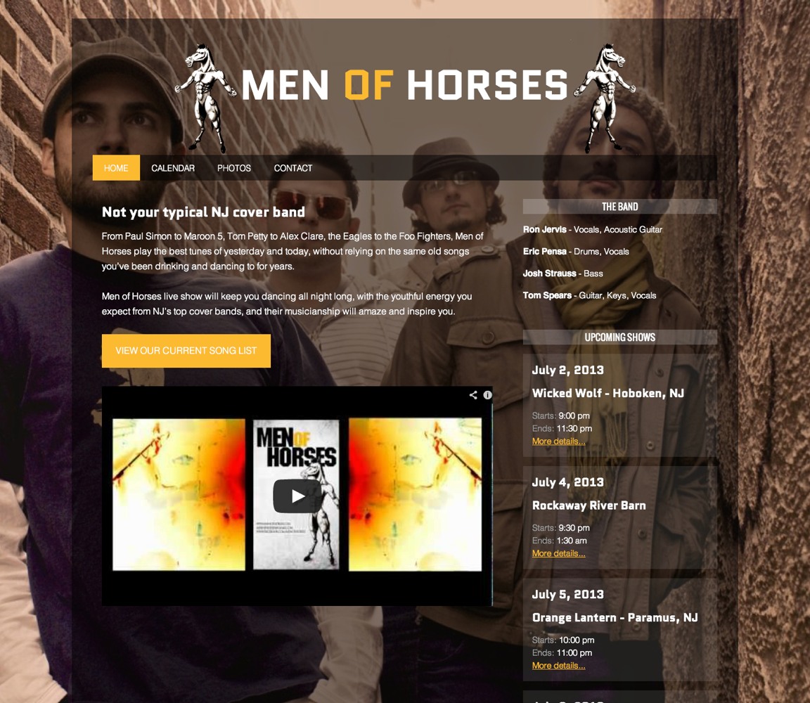 Men Of Horses - NJ Cover Band